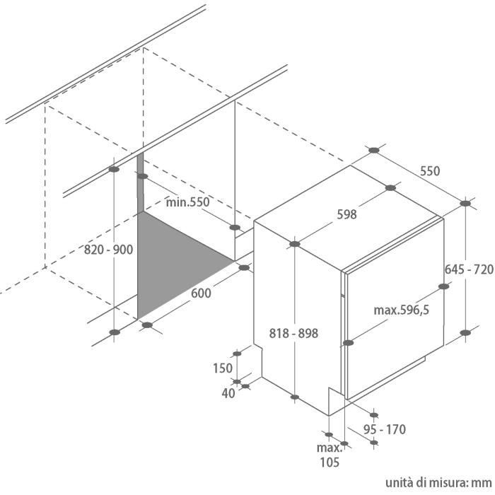CANDY CDI 2LS36-47 -Lave vaisselle encastrable1